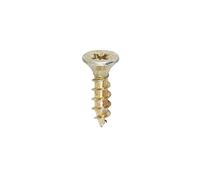 3.0x12mm Chipboard & Woodscrews -PZ- Double Countersunk - Gold - Yellow, 3.0 x 12mm, Set of 20-50 -100 Pieces (50)