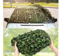 3.0x4.0m Military Camouflage Net, Hunting Camo Net, for Hunt, Shoot, Camouflage Netting Shade for Camping Shooting Car Cover Theme Party Decoration Kids Den Outdoor Use(Green,4.0x8m)