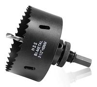 3 1/2 inch Hole Saw Drill Bit for Metal and Wood, M42 Bi-Metal Hole Cutter with 1.5” Cutting Depth for Plywood, Fiberglass, Acrylic, Drywall and Sheet Steel