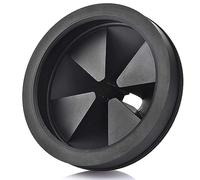 3 1/8 Inch Garbage Disposal Splash Guard for Insinkerator, 3.15 Inch QCB-AM Garbage Disposal Cover Splash Guard for InSinkErator Evolution Series for Waste King for Whirlaway for GE Disposer (Black)