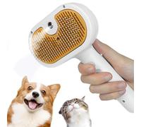 3-1 Cat Steam Brush for Shedding, Steamy Grooming Brush for Long & Short Hair Cats & Dogs, Self-Cleaning Pet Hair Removal Comb with Water Tank Dog Brush
