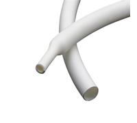 3:1 Double Wall Adhesive Heat Shrink Tubing 1Meter Length Diameters 1.6mm-39mm Electrical Insulation Sleeving(White,Dia 25.4mm)