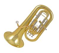 3+1 Key Euphonium Brass Lacquer Gold B Flat Band Performance Euphonium With Mouthpiece Euphonium Kit