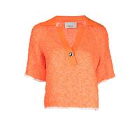 3.1 Phillip Lim tweed polo top - Orange 00-0