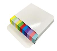 3 1 Set Vibrant Sticky Notes 11 Colors Indexed Tabs Adhesive Memo Pad for School Supplies Memos Pad