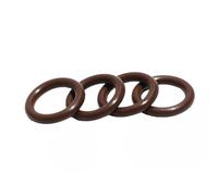 3.1 x 143.8 x 150 mm, O-Ring Seal Gaskets, Brown FKM O Ring Seal, 5 Pcs