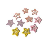 3/10/12pcs Colorful Star BB Hair Clips Y2K Women Grils Cute Star Hairpin Side Barrettes Hair Grip Kids Headwear Hair Accessories(MULTI)