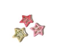 3/10/12pcs Colorful Star BB Hair Clips Y2K Women Grils Cute Star Hairpin Side Barrettes Hair Grip Kids Headwear Hair Accessories(Pink)