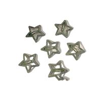 3/10/12pcs Colorful Star BB Hair Clips Y2K Women Grils Cute Star Hairpin Side Barrettes Hair Grip Kids Headwear Hair Accessories(Silver)
