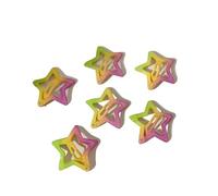 3/10/12pcs Colorful Star BB Hair Clips Y2K Women Grils Cute Star Hairpin Side Barrettes Hair Grip Kids Headwear Hair Accessories(Dark Grey)