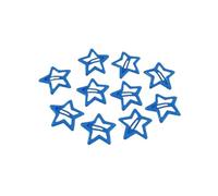 3/10/12pcs Colorful Star BB Hair Clips Y2K Women Grils Cute Star Hairpin Side Barrettes Hair Grip Kids Headwear Hair Accessories(Ivory)