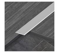 3 * 100cm Heavy-Duty Aluminum Floor Transition Strip for Tile to Laminate & Hardwood No-Drill Gap Cover, Wheelchair-Friendly, Indoor Seamless Finish(Silver,30mm)