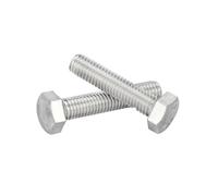 3-100pcs M1.6/M2/M2.5/M3/M4/M5/M6 Stainless Steel Hexagon Head Machine Screws, M2.5x18mm(30pcs)