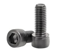 3-100pcs M3 M4 M5 M6 M8 Carbon Steel Grade 12.9 Steel Hexagon Hex Socket Head Cap Bolt Screw(M5x10mm 13PCS)