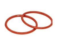 3-100pcs Thickness 3.1/4/5.7mm Red O-ring Cross Section Silicon Rubber Sealing Gasket Rubber Washer(OD22xCS3.1-50pcs)
