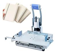 3-10MM Single Hole Puncher, Heavy Duty Paper Punching Machine, 1-5 Adjustable Hole Distance Positioning, Punching Thickness 30mm, 8-30mm Paper Feed Depth, for Plastic, Tag, Bookmark Binding