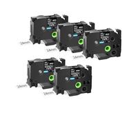 3-10PK Ste-141 Tapes,Compatible for Brother Ste-151 Ste-161 Etching Stencil Non-Laminated Label 18/24/36mm for P-Touch Printers(5PK 24mm Ste-151)