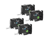 3-10PK Ste-141 Tapes,Compatible for Brother Ste-151 Ste-161 Etching Stencil Non-Laminated Label 18/24/36mm for P-Touch Printers(4PK 24mm Ste-151)