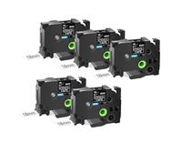 3-10PK Ste-141 Tapes,Compatible for Brother Ste-151 Ste-161 Etching Stencil Non-Laminated Label 18/24/36mm for P-Touch Printers(5PK 18mm Ste-141)