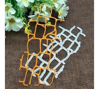 3.11 x 2.99 Inch Geometry Lace Edge Metal Die Cutting for Household Scrapbooking Photo Album Decoration,Card Dies Décor
