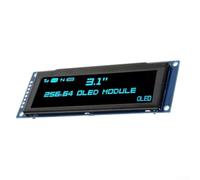 3.12 Inch for OLED LCD Display 256 x 64 SSD1322 16-Pin Parallel for Spi for Arduino Industrial Electronic Component Blue White Yellow Green (Blue)