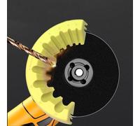 3-12mm Multipurpose Drill Bit Grinding Sharpener for Angle Grinder - Plastic Drill Holder & Polishing Attachment Compatible with 100mm(A)