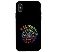 3.14 Pi Spiral Pi Day Design for Math Fans Student Teacher Case for iPhone X/XS