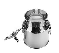 (#3) 14L Electric Farm Milking Machine Vacuum Pump Stainless Steel Goat Sheep