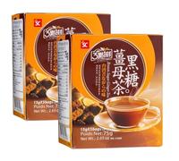 3:15PM Taiwan Instant Brown Sugar Ginger Tea Drinks 75g (2 Packs, 10 Sachets)