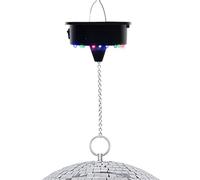 3-15RPM Disco Ball Motor Light,Adjustable Speed Disco Ball Spinner can Hang 4 6 8 12 16in Mirror Balls,Perfect for Christmas,DJ,Birthday Party Decor