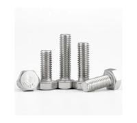 3/16-24 1/2-12 UNF 10#-32 1/4-28 UNC 1/4-20 5/16-18 A2 304 Stainless Steel External Outside Hexagon Head Screw Bolt(10-32(10pcs),1/2")