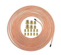 3/16 Brake Line Tubing, 25Ft Auto Coated Alloy 3/16 Brake Line, Car Repair Tool Flexible Tube Roll Fittings Connector for Automotive Transmission System Vehicle Home Industrial