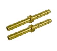 3/16 Hose Joiner/Repair Fitting Double Hose Tail Air Pipe Connector 2 PK FT078