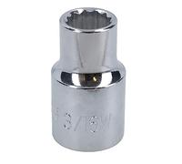 3/16 WW Whitworth BSW Shallow British Socket 12 Sided Bi-hex 1/2in Drive