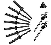 3/16" x 1" Tri Grip Rivets - 50PCS - Tri-fold Marine Decorative Pop Rivets with Waterproof O Rings,Tri-Grip Rivets for Boat Canoe,Aluminum Blind Rivets Tri Grip Boat Kayak Rivets,Trifold Rivets