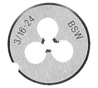 3/16" x 24 BSW Whitworth 25mm Circular Die Tungsten Steel Thread Cutter