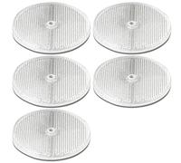 3.165 Ø" Clear Round Front Reflector White Pack of 5 for Trailers Fence Gate Posts