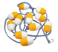3-165' Floating Pool Safety Divider Swim Lane Line, Buoy Divider Rope with Hooks for Indoor and Outdoor Swimming Pools Separating Depth(27Ft/8.23m)