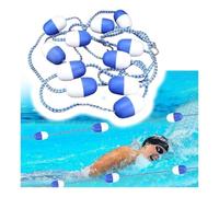 3-165' Floating Pool Safety Divider Swim Lane Line with Hook, Pool Anti-wave Safety Rope for Swim Clubs Shallow & Deep Water Use(129Ft/39.32m)