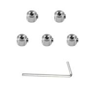 3-16mm Stainless Steel Drill Stop Ring Bit Positioner Shaft Collar Set Screw Carpentry Drill Stopper Woodworking Tools(4mm-5 pcs)