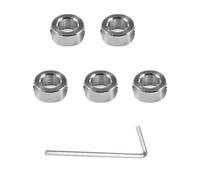 3-16mm Stainless Steel Drill Stop Ring Bit Positioner Shaft Collar Set Screw Carpentry Drill Stopper Woodworking Tools(10mm-5 pcs)