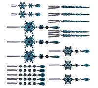 3. 18PCS Reusable Acrylic Ice Crystal Ornaments Shatter-Resistant Snowflake Hanging Decors For Tree Festival Home Transparent Ice Cone Ornamentation