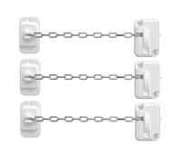 3-1pc Window Restrictor Child Safety Locks Self Adhesive Limit Stop No Drilling Adjustable for Pets(3PCS)