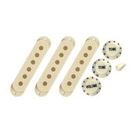 3 1V2T Control Knob Pickup Cover for Single Coil Guitars Cover with Switches & Tips Retro Pickup Upgrade