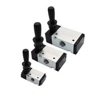 3/2 5/2 Way Pneumatic Air Hand Lever Operated Valve Manual Control 2 Position 3 5Port Push-Pull 3H210-08 3H310-10 3H410-15(4H410-15,with 10mm Fitting)