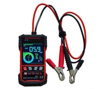 3.2-inch Digital Display Automotive Battery Tester for 12V/24V Including Battery Capacity, Cold Start Current, and State of Charge Testing