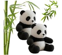 3/2 pcs The Pandy - Emotional Healing on Demand, Pandy Ai Plush with Ultra Soft Furs and Hug like Design, Realistic Panda Plush for Emotionals Support, Panda Plush Toys