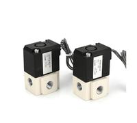 3/2 Way Pneumatic Vacuum Solenoid Valve Pilot-Operated High Frequency Direct-Acting 2 Position 3 Way 220V 24V 12V VT307V ZDVHOMCB(VT307V-6G1-02 DC12V,Without Fitting)