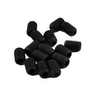 3/20pcs/lot M2.5 M3 M4 M5 M6 M8 M10 DIN916 Black Stainless Steel Hex Hexagon Socket Allen Cup Point Set Screw Headless Bolt