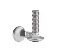 3-20pcs M4/M5/M6/M8/M10 304 Stainless Steel Mushroom Head Carriage Bolts, M6x16mm(20pcs)